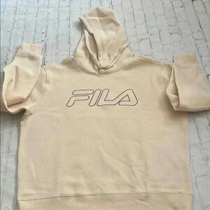 Fila Women's Beige Hoodie Sweater